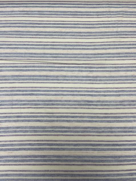 Blue & Pink Stripe | Viscose Linen | Made in Italy