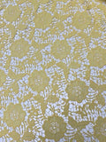Yellow Floral | Lace | Made in Italy