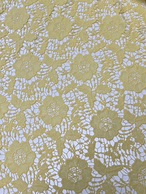 Yellow Floral | Lace | Made in Italy