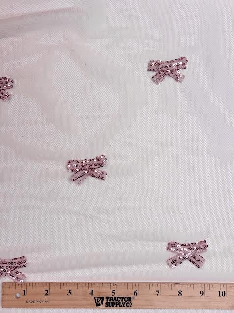 Soft Pink with Sequins