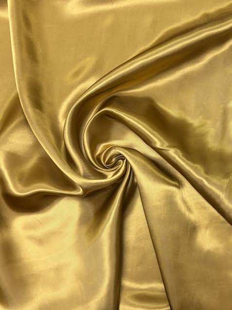 Burberry Deadstock | Gold Viscose Lining | Made in Italy