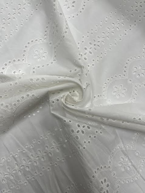 Trim Stripe Sangallo Eyelet Cotton | Lace | Made in Italy
