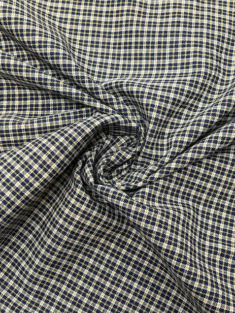Blue and Yellow Yarn Dyed Plaid | Cotton