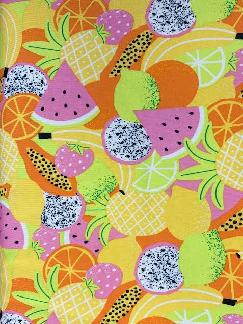 Multicolor Fruit Print