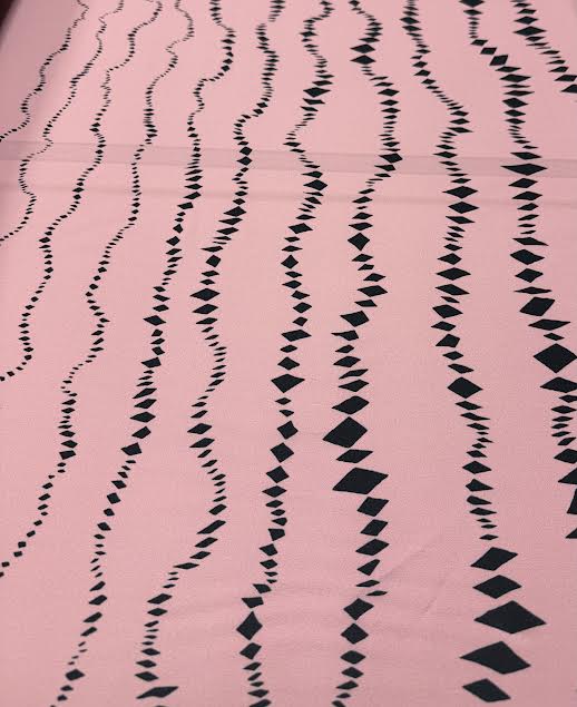 Altuzarra | Pink Diamond Printed Viscose | Made in Italy