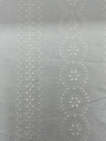 Trim Stripe Sangallo Eyelet Cotton | Lace | Made in Italy