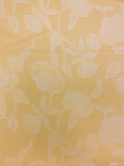Yellow floral | Woven Jacquard