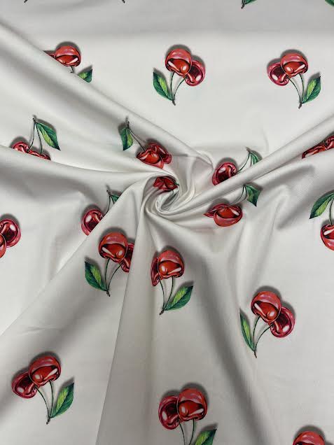 Cherry Print | Cotton | Made in Italy