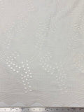 White Leaf Sangallo Eyelet Cotton | Lace | Made in Italy
