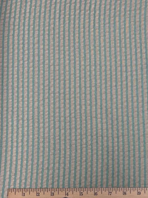 Thom Browne | Blue & Cream Seersucker | Made in Italy