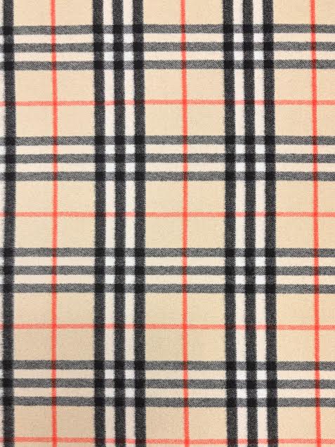 Burberry Deadstock | Tan, Black, and Red Check Wool | Made in Italy