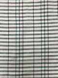 Light Green, Navy, and Brown Yarn Dyed Plaid | Cotton