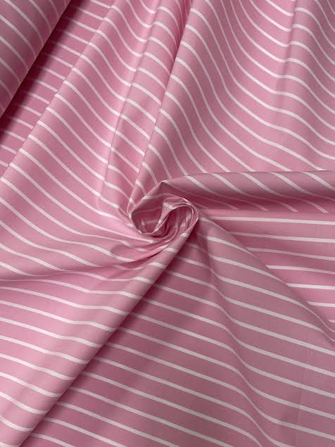 Balenciaga | Pink and White Stripe Cotton | Made in Italy