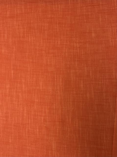 Cool Orange Solid | Yarn Dyed Woven Cotton