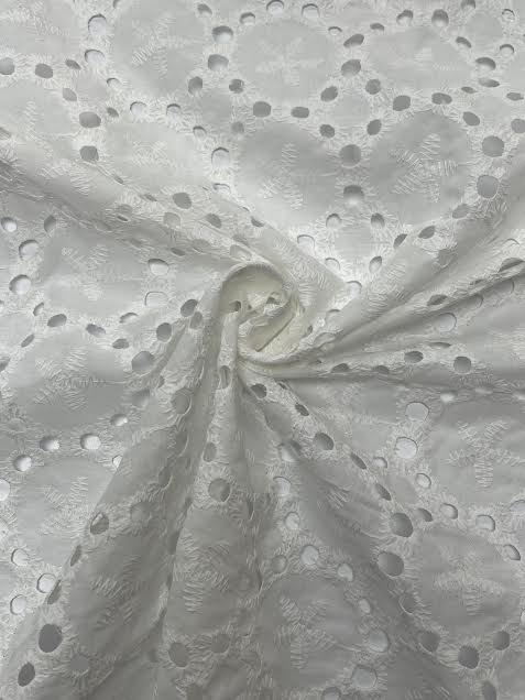 Sand dollar Sangallo Eyelet Cotton | Lace | Made in Italy