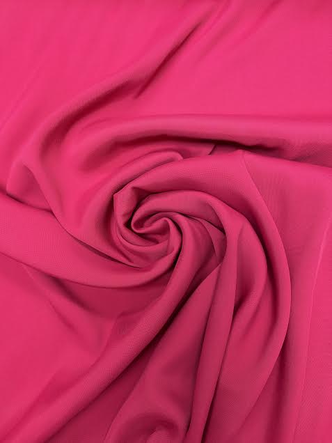Saturated Fuschia Solid | Viscose | Made in Italy