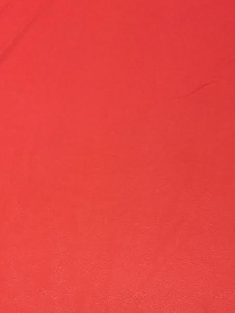 Red Solid | Crepe Georgette Chiffon
