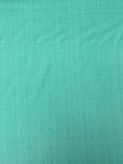 Turquoise Solid Slub | Viscose | Made in Italy