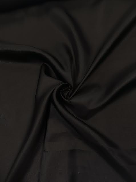 Black Solid | Silk | Made in Italy