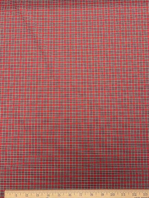 Balenciaga | Red Plaid Cotton | Made in Italy
