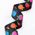 Webbing 1.5" Rainbow Apples |  Stitch Supply #25 | By the yard