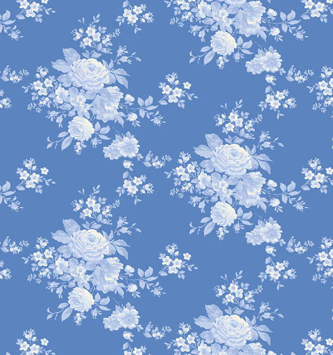 Carol in Cornflower | Tone Finnanger | Tilda Fabrics | Something Blue