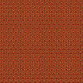 Geo Metallic Floral in Red | CHONG-A HWANG | Lotus Garden