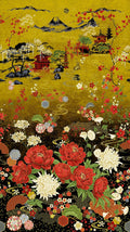 Lotus Garden Met Panel 24" in Multi | CHONG-A HWANG | Lotus Garden | Price per Panel