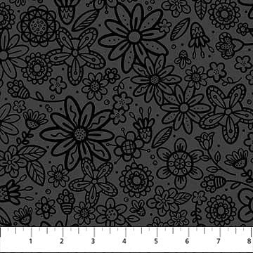 Groovy Garden in Black | by Patrick Lose | BASICALLY BLACK + WHITE