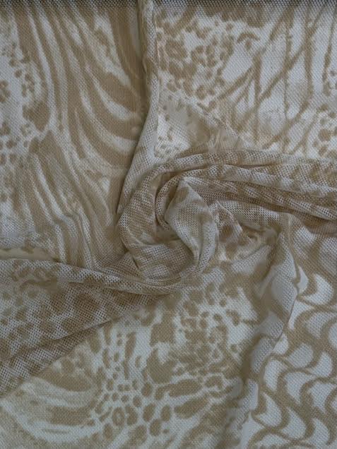 Tan Animal Print | Mesh