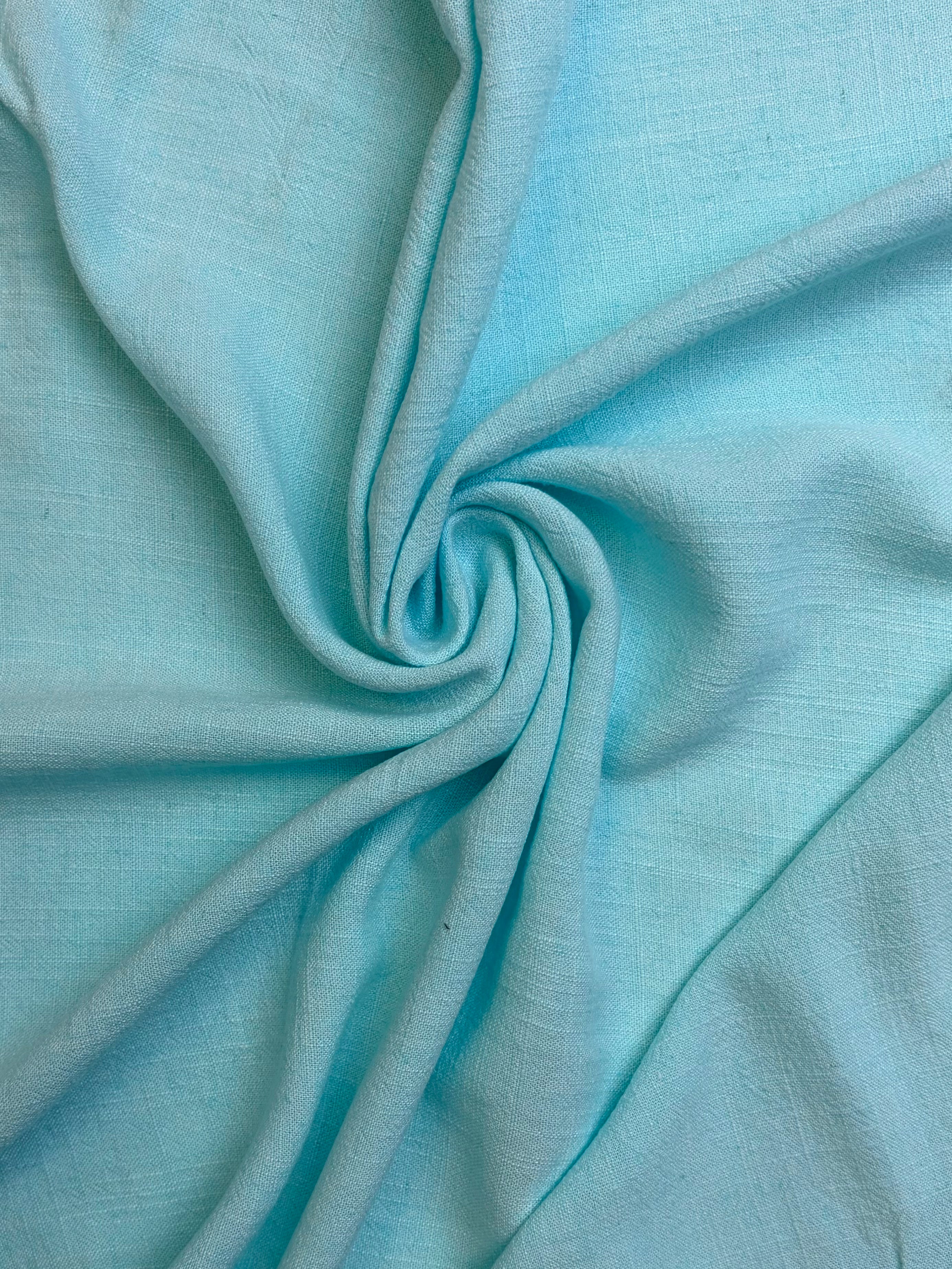 Bright Blue | Linen Rayon Blend