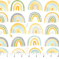 Rainbows in White Multi | Sunny Safari