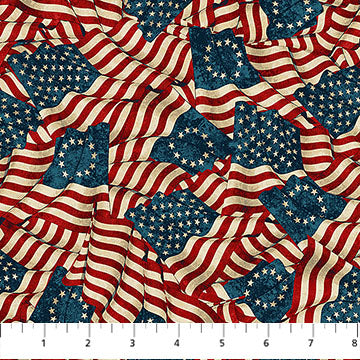 Flags in Beige Multi  | America 250-Stonehenge