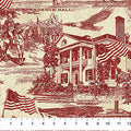 Toile Red-Beige  | America 250-Stonehenge