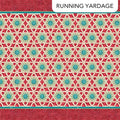 Full Width Border in Red Multi | by Aimee Wilson |Boho Bliss