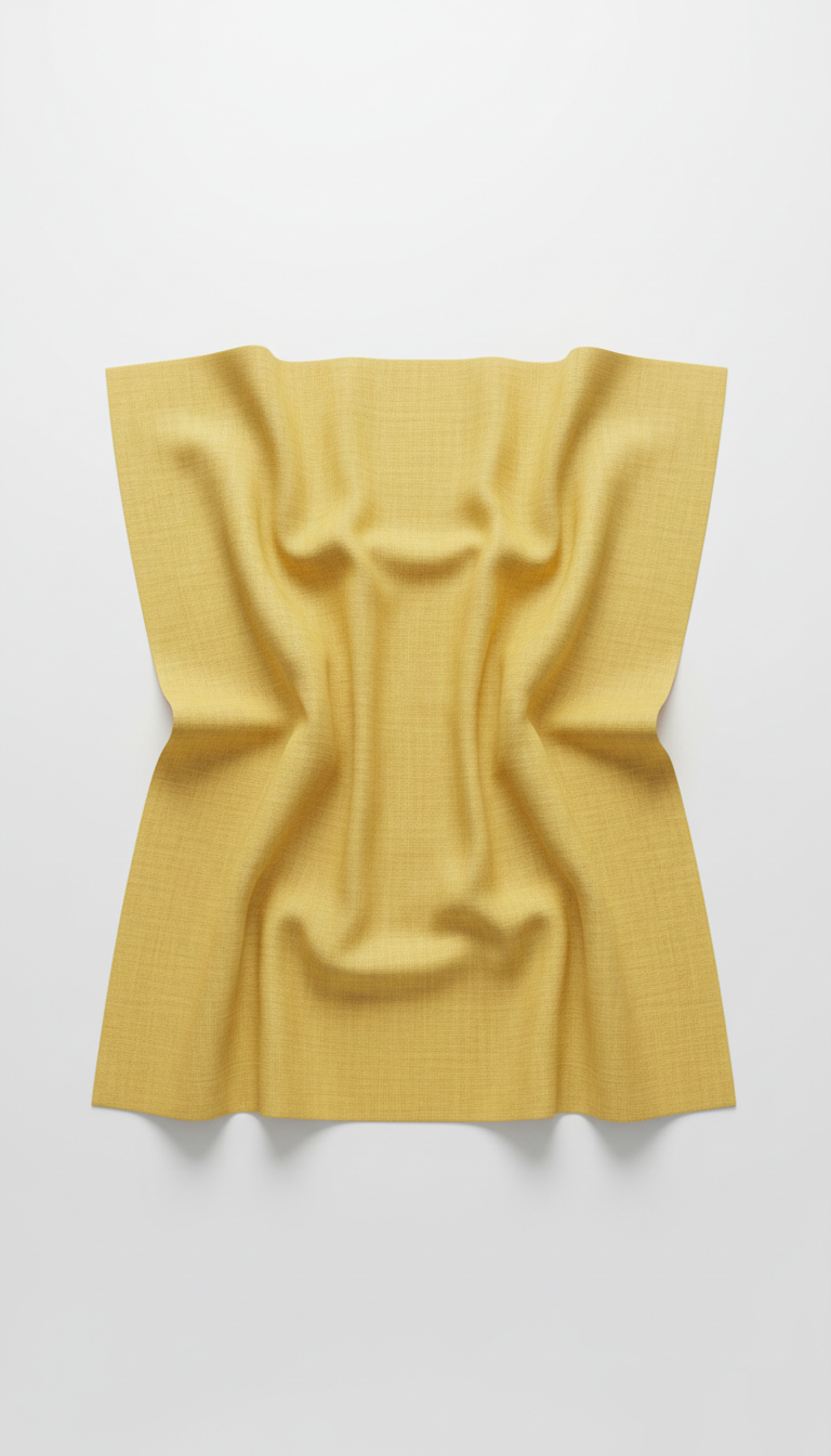 Sunbeam Yellow Linen Fabric Yardage