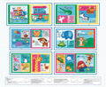 Book Panels in White | Lindsey Sager | Noah and Friends | Price per Panel