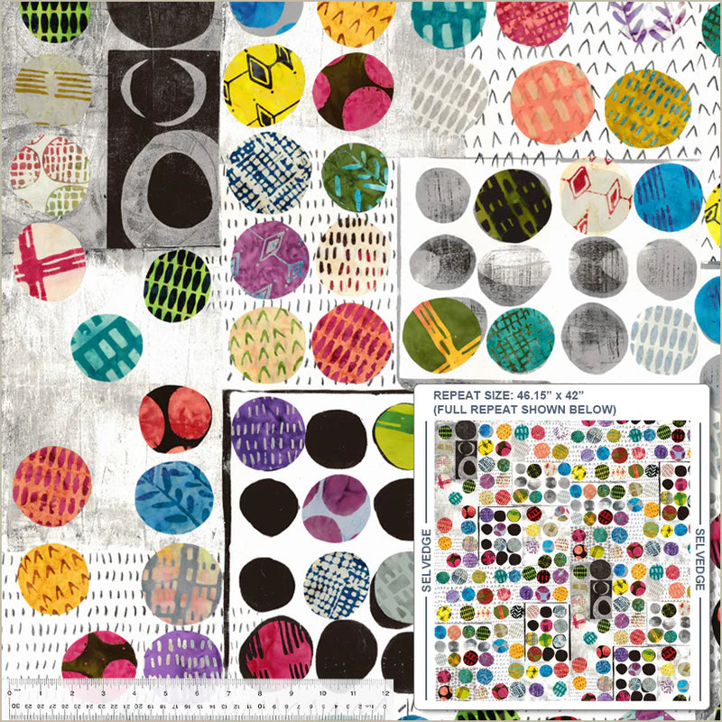 Wabi Sabi Polka Dot Fabric | by Marcia Derse | Marcia Derse Essentials