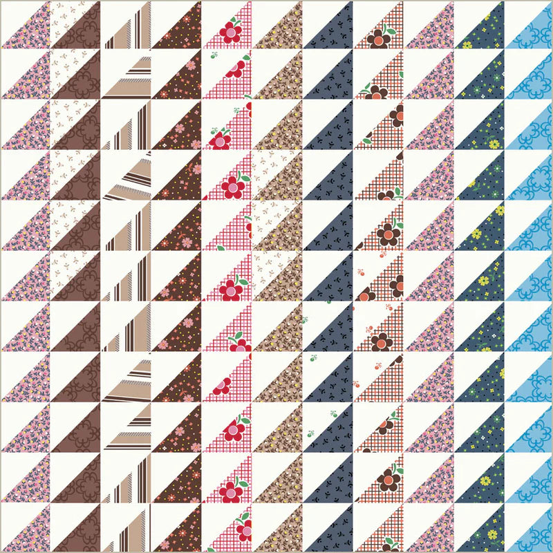 Triangle Stripe Cheater Ivory | Denyse Schmidt