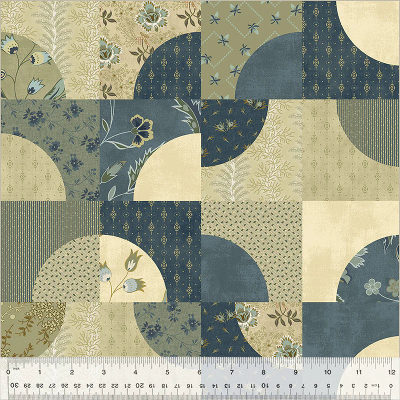 Kaleidoscope in Blue Suede | Jeanne Horton | Garden Tale