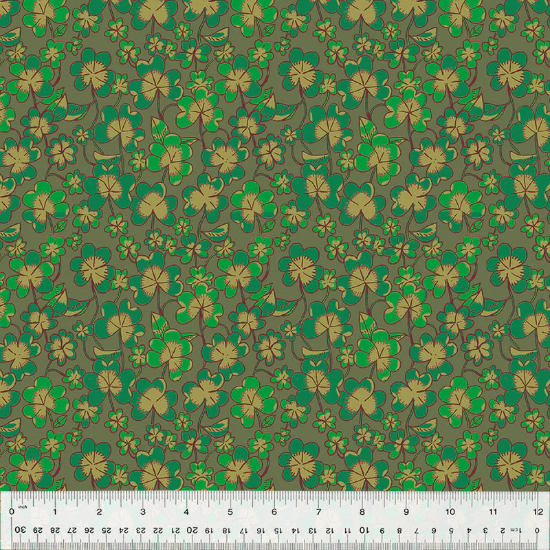 Clover in Olive | Heather Ross | Forestburgh
