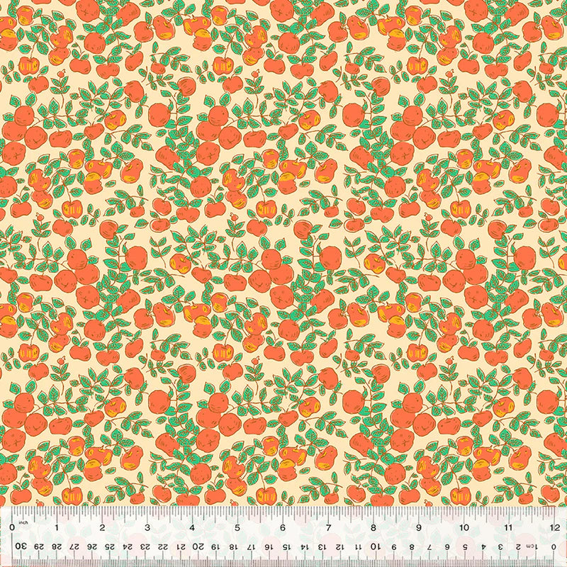 Apples in Peach | Heather Ross | Forestburgh
