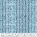 Leaf Stripe in Denim | Allison Harris | Clover & Dot