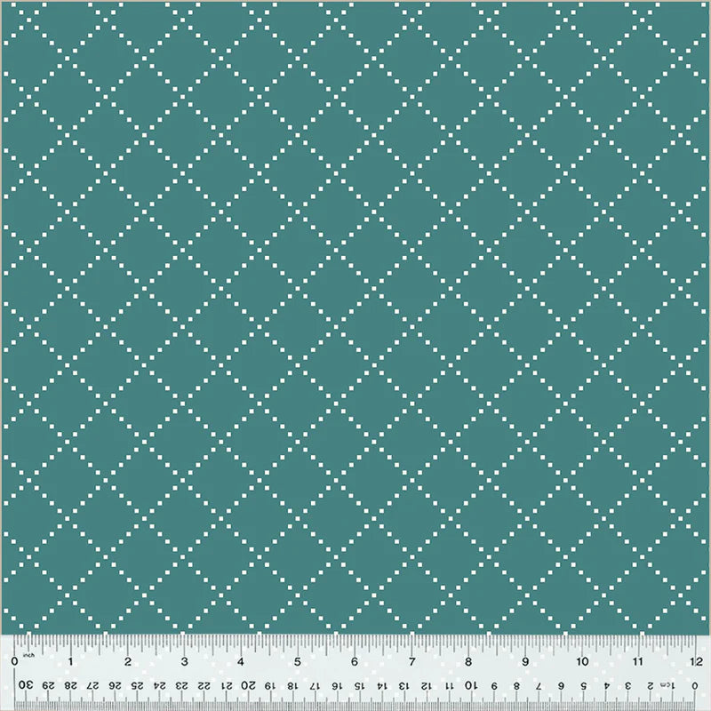 Bias Grid in Teal | Allison Harris | Clover & Dot