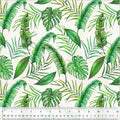 Tropical Leaves in Ivory | Whistler Studios | Tropical Paradise