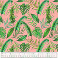 Tropical Leaves in Pale Pink | Whistler Studios | Tropical Paradise