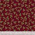 Touch of Holly in Burgundy | Whistler Studios | Holiday Splendor