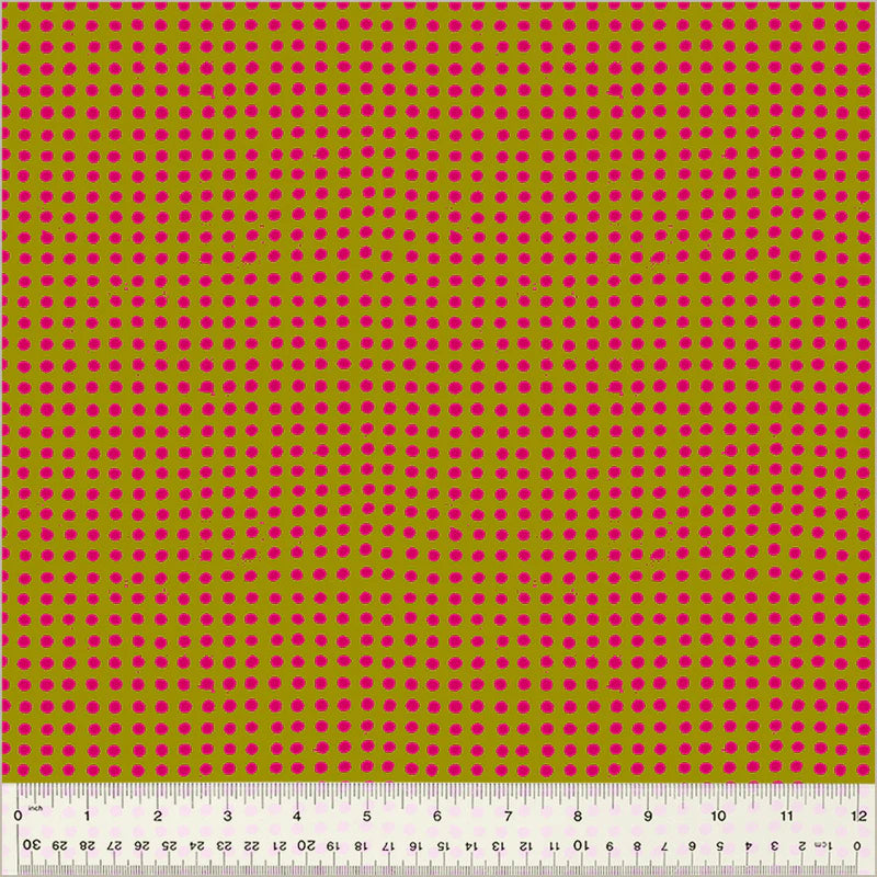 Dots in Turmeric/Dragonfruit| Heather Ross | Ruby and Bee Blenders