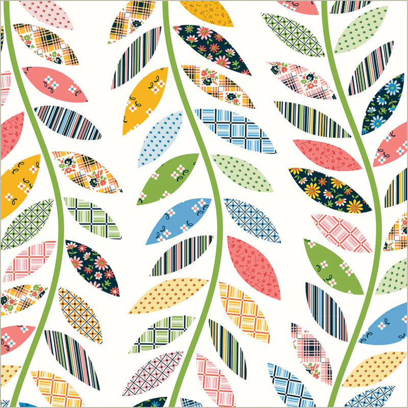 Leafy Vine Cheater Ivory | Denyse Schmidt