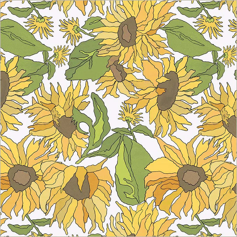 Big Yellows in white | by Laura Heine | Flowers on Main